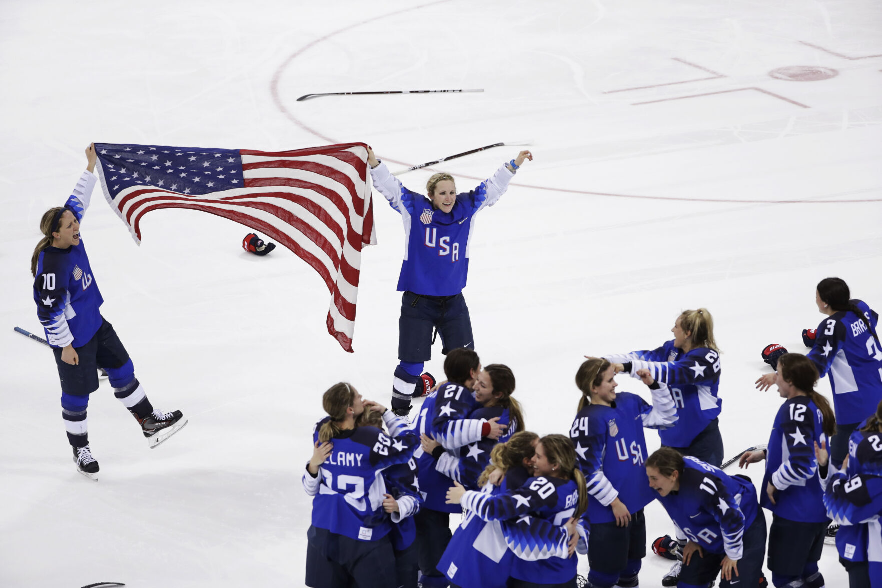 2018: U.S. women’s hockey team ends 20-year gold medal drought by beating archrival Canada
